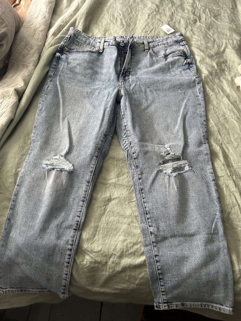 NWT highrise OG straight stonewash ON jeans size 16 petite